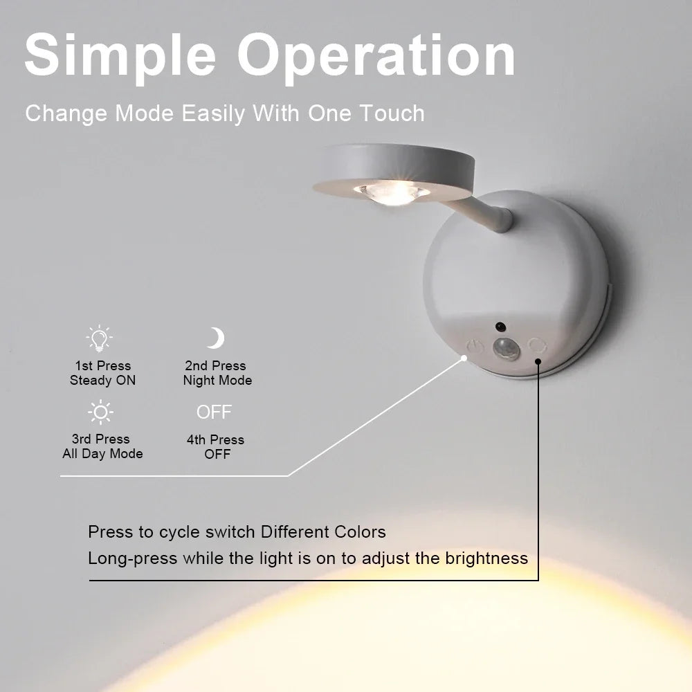Motion Sensor Wall Sconce