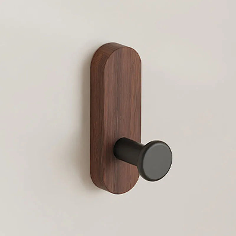 Self-Adhesive Wooden Wall Hooks