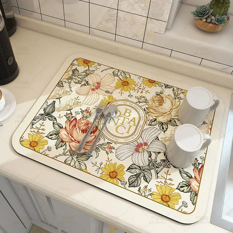 Absorbent Non-Slip Bath Mat