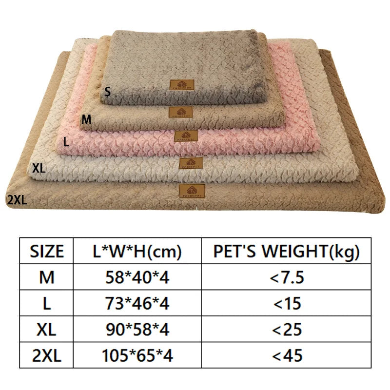 Non-Slip Faux Fur Orthopaedic Pet Bed