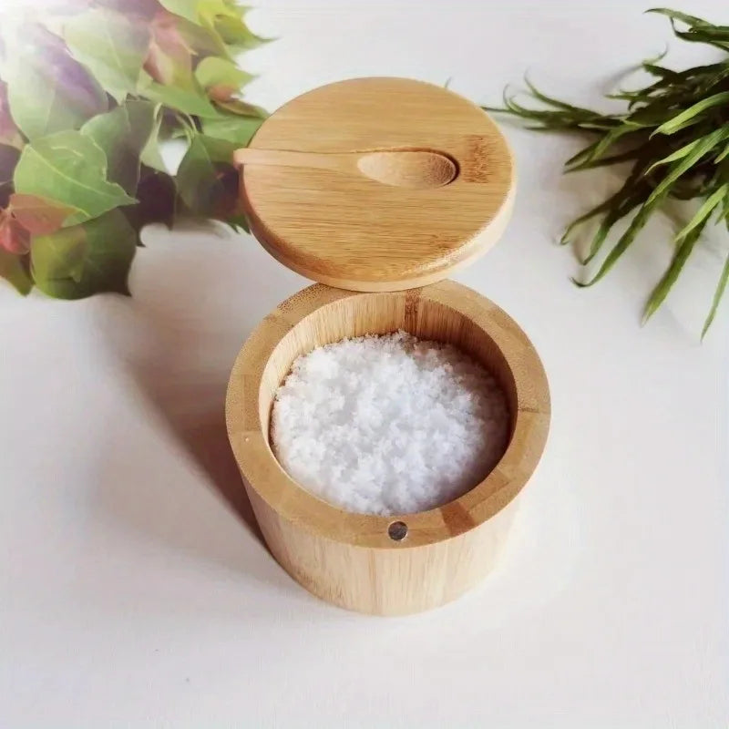 Bamboo Condiment Jar