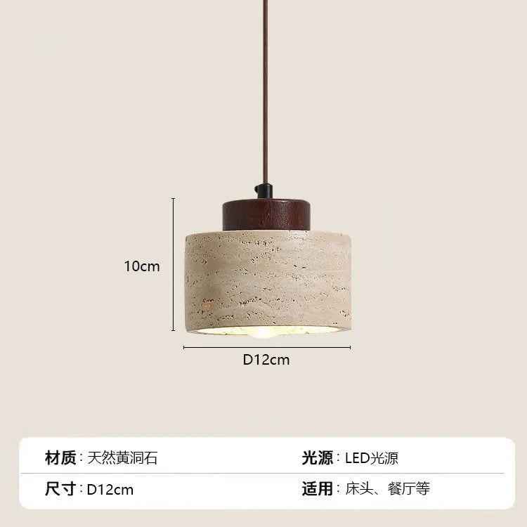 Travertine Modern Pendant Light