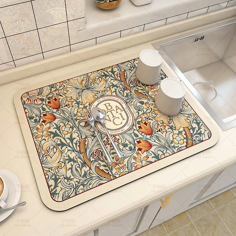 Absorbent Non-Slip Bath Mat