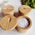 Bamboo Condiment Jar