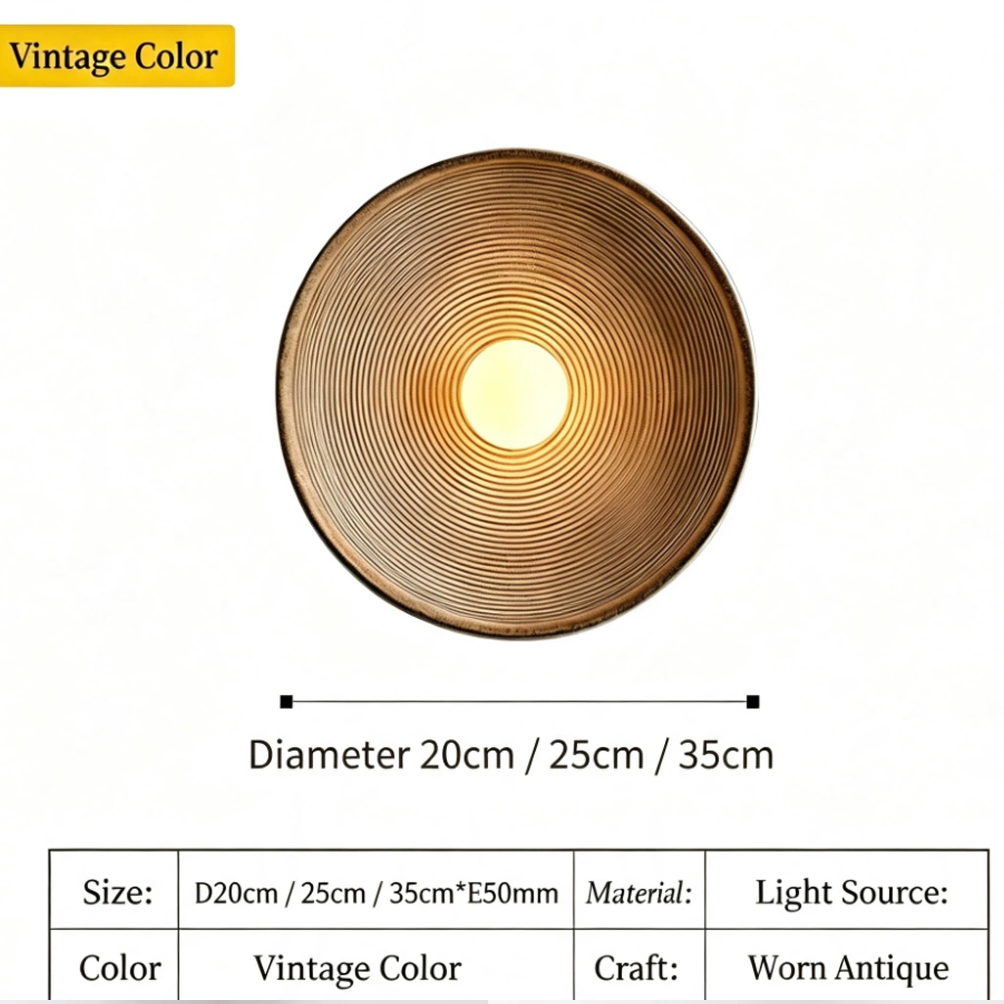 Wabi-Sabi Wall Sconce