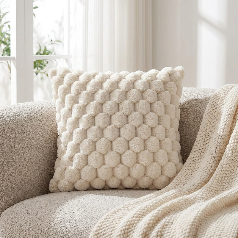 Faux Fur Cushion Cover