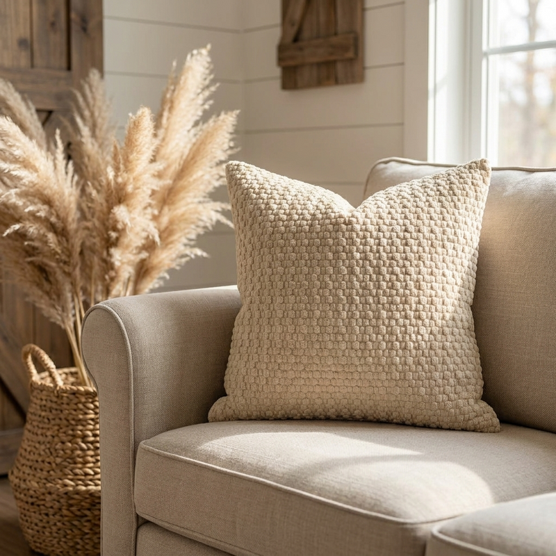 Corduroy Boho Cushion Cover