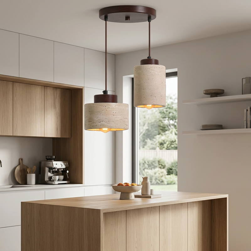 Travertine Modern Pendant Light