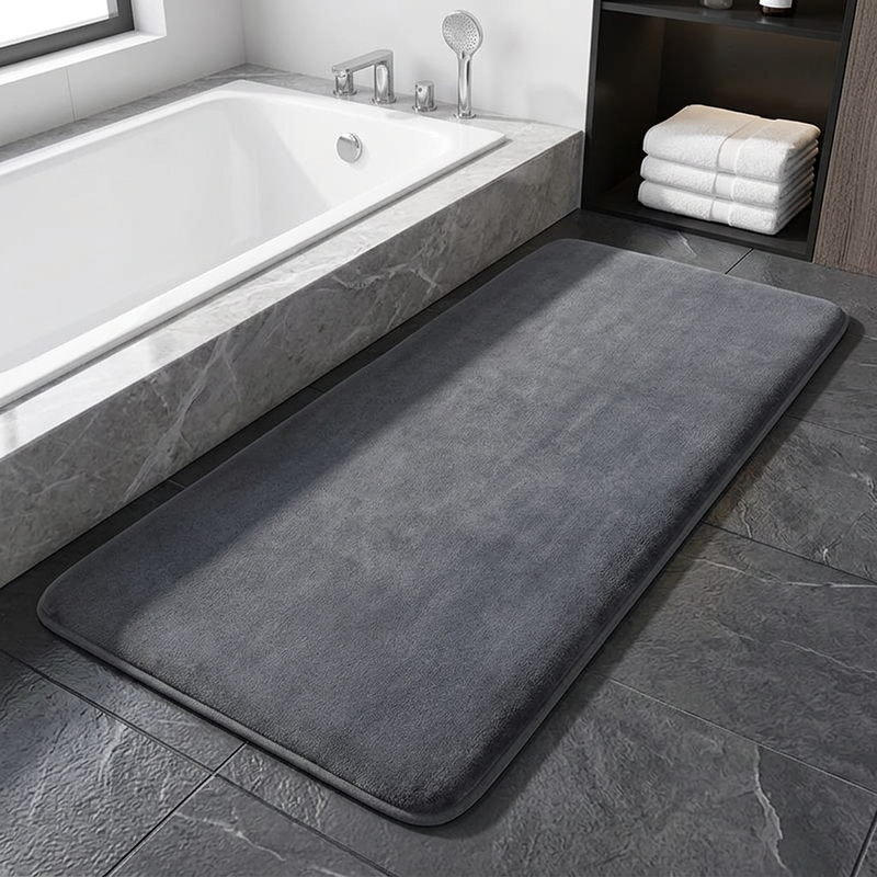 Coral Non-Slip Bath Mat